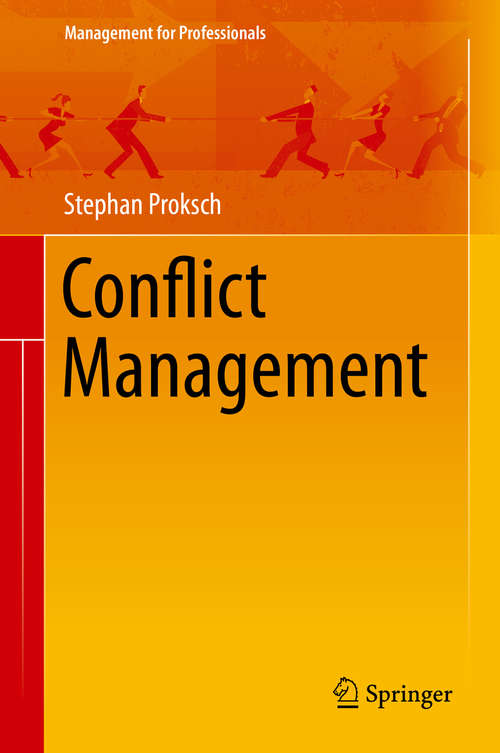 Book cover of Conflict Management
