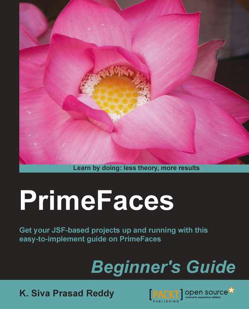 Book cover of PrimeFaces Beginner's Guide