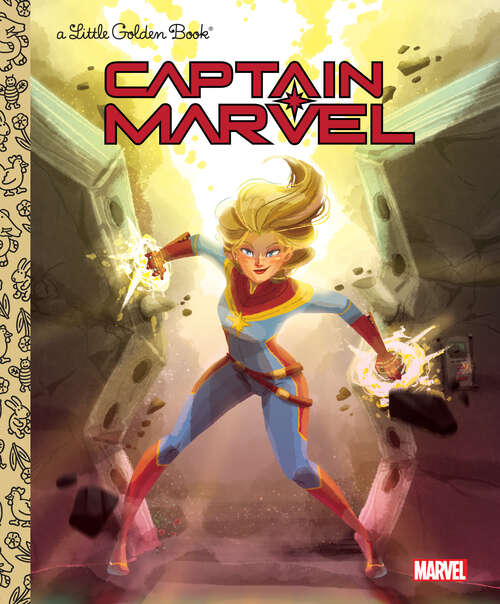 Book cover of Captain Marvel Little Golden Book (Little Golden Book)