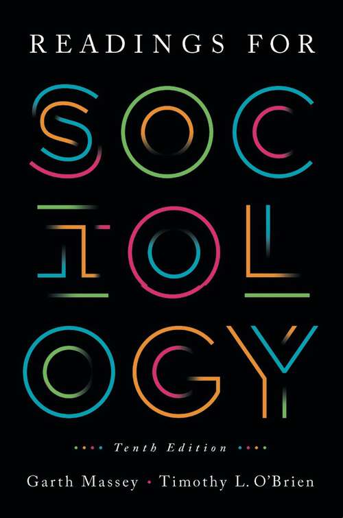 Book cover of Readings for Sociology (Tenth Edition) (Tenth Edition)