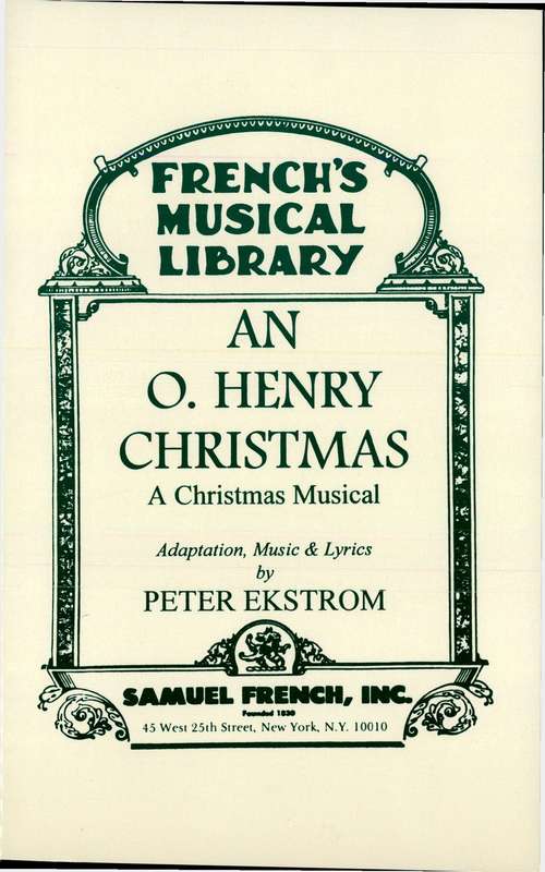Book cover of An O. Henry Christmas (Musical)