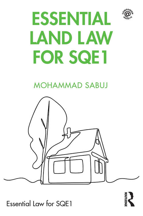 Book cover of Essential Land Law for SQE1 (Essential Law for SQE1)