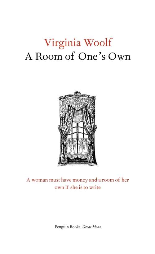 Book cover of A Room of One's Own (Penguin Great Ideas)
