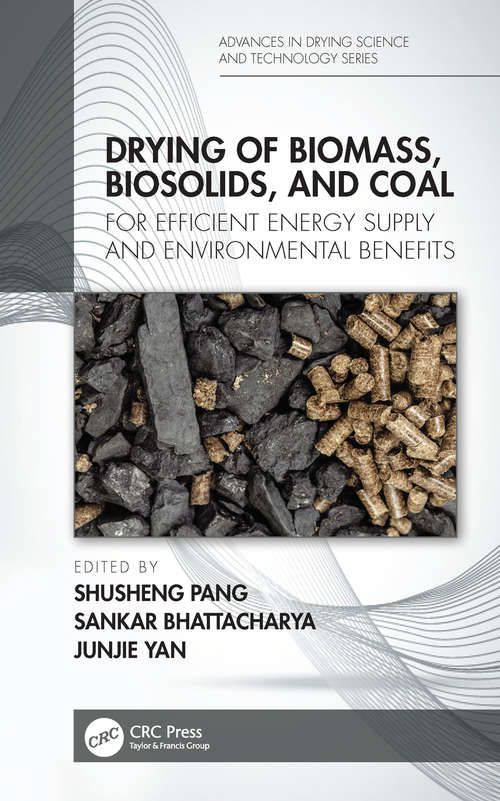Drying of Biomass, Biosolids, and Coal: For Efficient Energy Supply and Environmental Benefits (Advances in Drying Science and Technology)