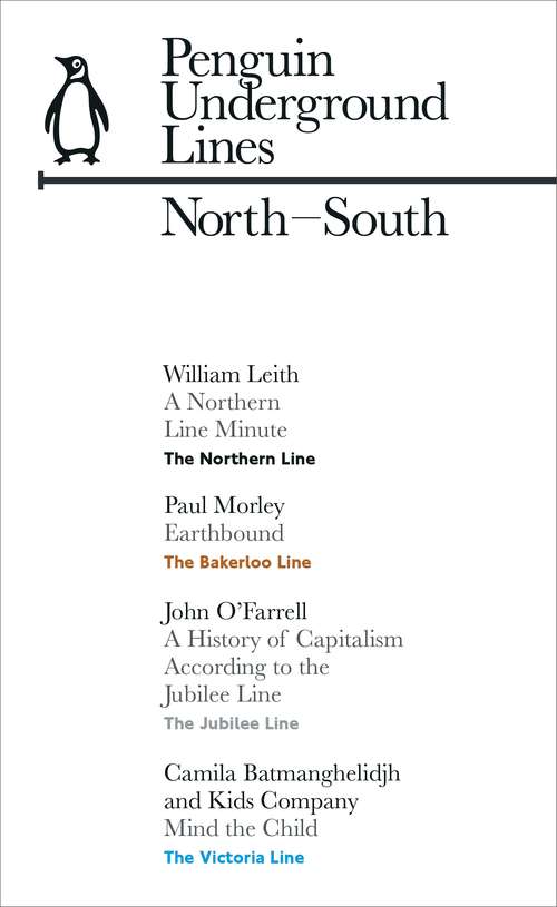 Book cover of North-South: Northern, Bakerloo, Victoria and Jubilee