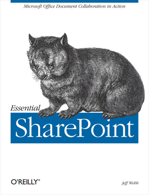 Book cover of Essential SharePoint