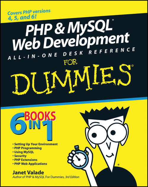 Book cover of PHP & MySQL Web Development All-in-One Desk Reference For Dummies