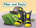 Book cover of Mom and Kayla (Fountas & Pinnell LLI Green: Level B, Lesson 25)