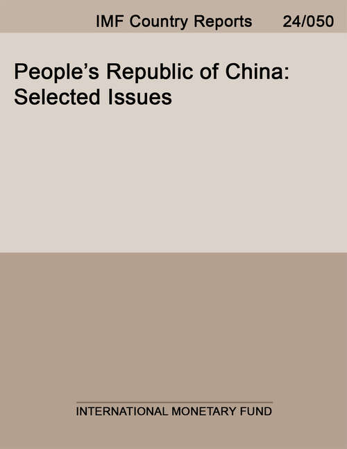Book cover of People’s Republic of China: Selected Issues (Imf Staff Country Reports)