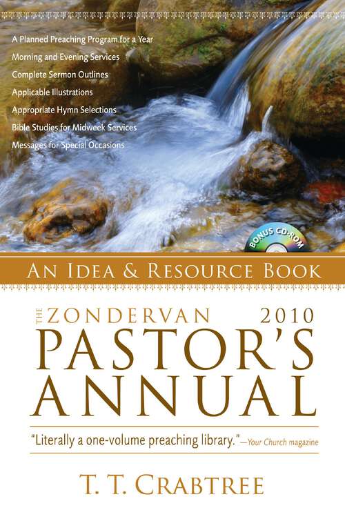 Book cover of Zondervan 2010 Pastor's Annual: An Idea and Resource Book