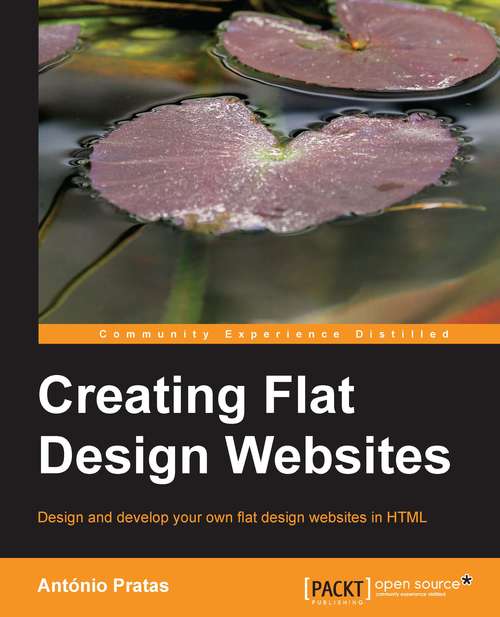 Book cover of Creating Flat Design Websites