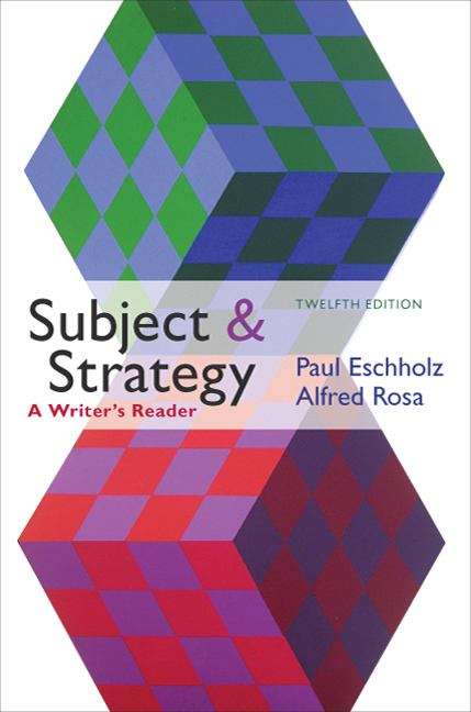 Book cover of Subject and Strategy