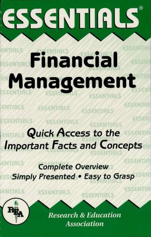 Book cover of Financial Management Essentials