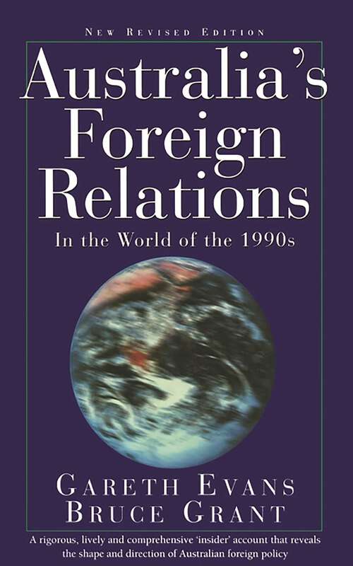 Book cover of Australia's Foreign Relations