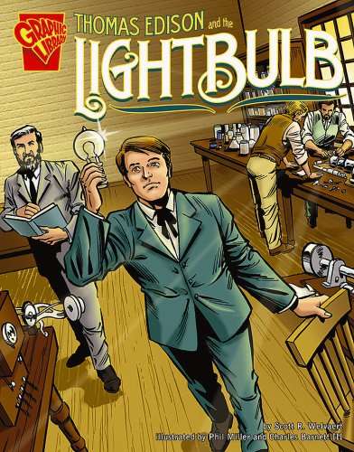 Book cover of Thomas Edison and the Lightbulb (Inventions And Discovery Ser.)