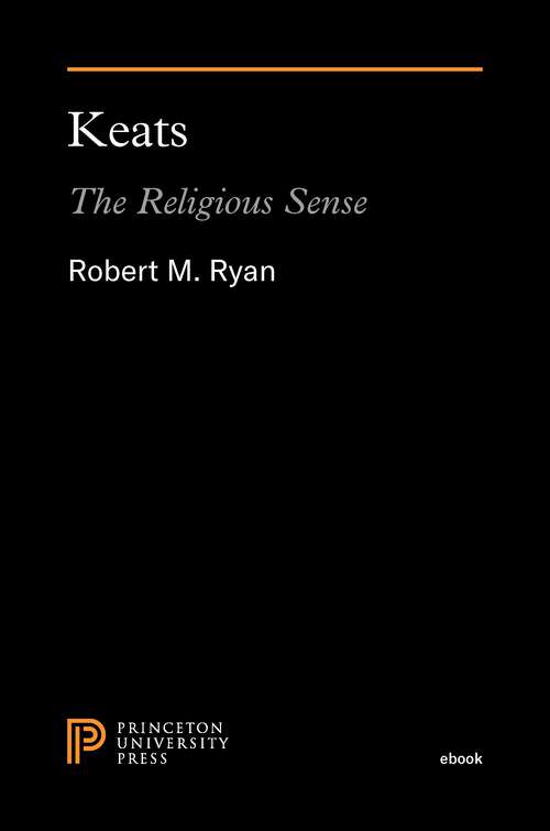 Book cover of Keats: The Religious Sense