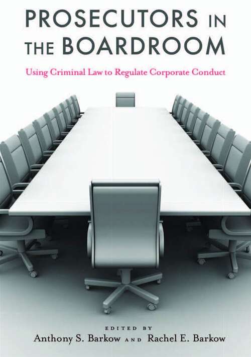 Book cover of Prosecutors in the Boardroom