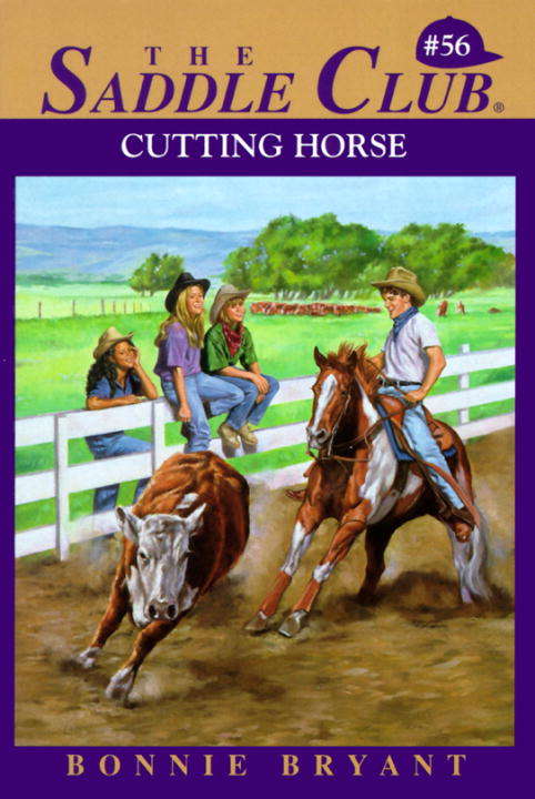 Book cover of Cutting Horse (Saddle Club #56)