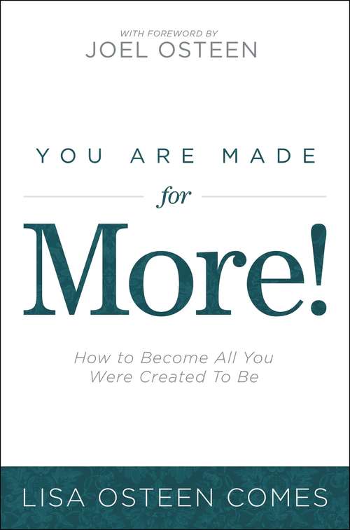 Book cover of You Are Made for More!