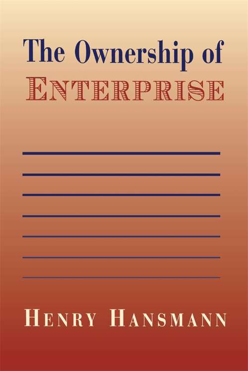 Book cover of The Ownership of Enterprise