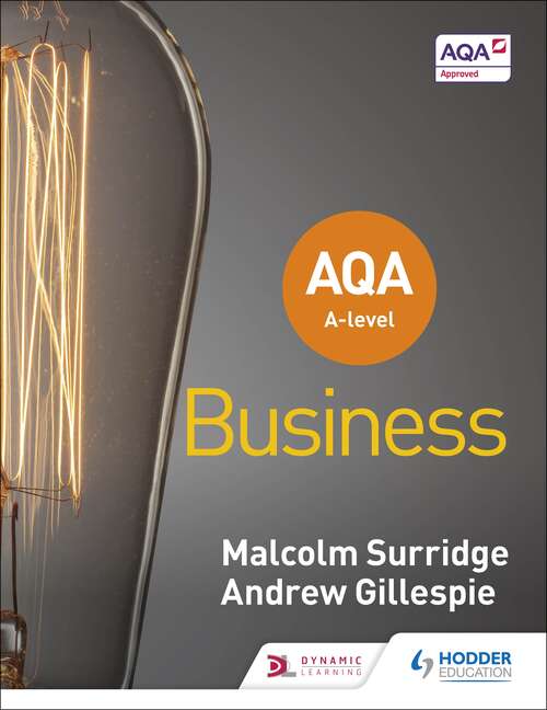 Book cover of AQA A-level Business (Surridge and Gillespie)
