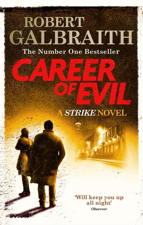 Book cover of Career of Evil: Cormoran Strike Book 3 (Strike #3)