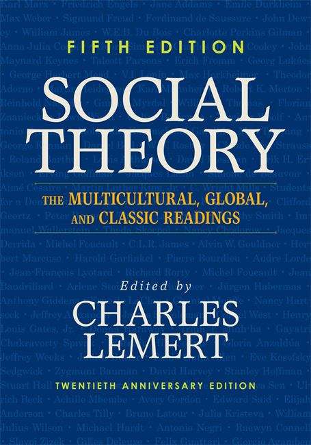 Book cover of Social Theory: The Multicultural, Global, and Classic Readings (Fifth Edition)
