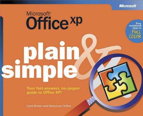 Book cover of Microsoft® Office XP Plain & Simple