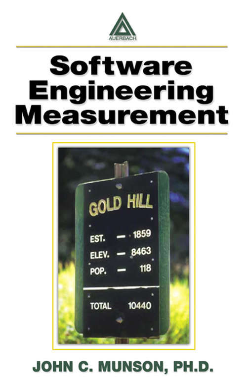 Book cover of Software Engineering Measurement