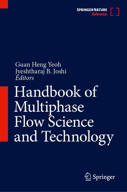 Book cover of Handbook of Multiphase Flow Science and Technology (1st ed. 2023)