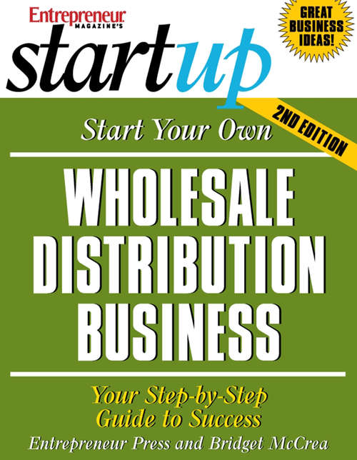Book cover of Start Your Own Wholesale Distribution Business