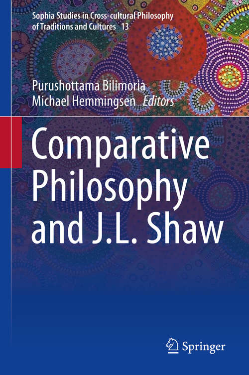 Book cover of Comparative Philosophy and J.L. Shaw