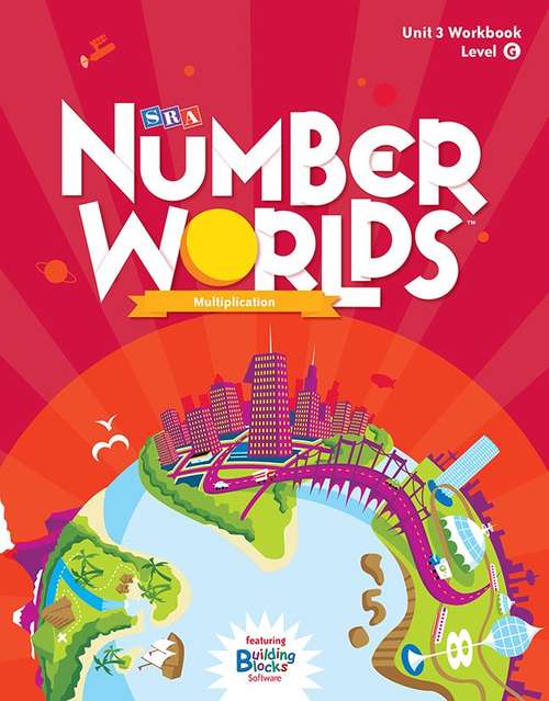 Book cover of SRA Number Worlds: Multiplication, Unit 3, Level G Workbook [Grade 5]