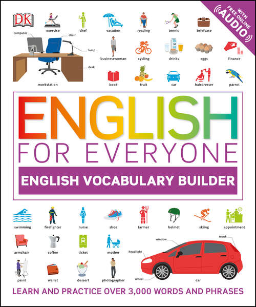 Book cover of English for Everyone: English Vocabulary Builder (DK English for Everyone)