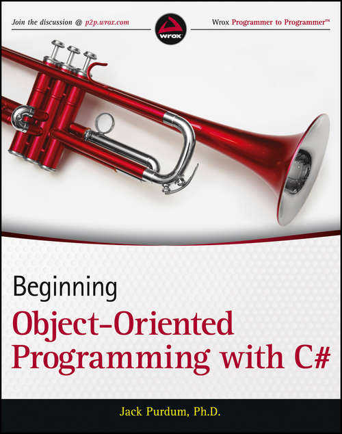 Book cover of Beginning Object-Oriented Programming with C#