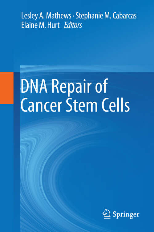 Book cover of DNA Repair of Cancer Stem Cells