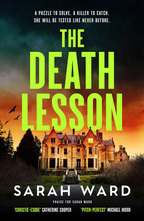 Book cover of The Death Lesson: A dark and unputdownable Welsh crime thriller (Mallory Dawson Crime Thriller)