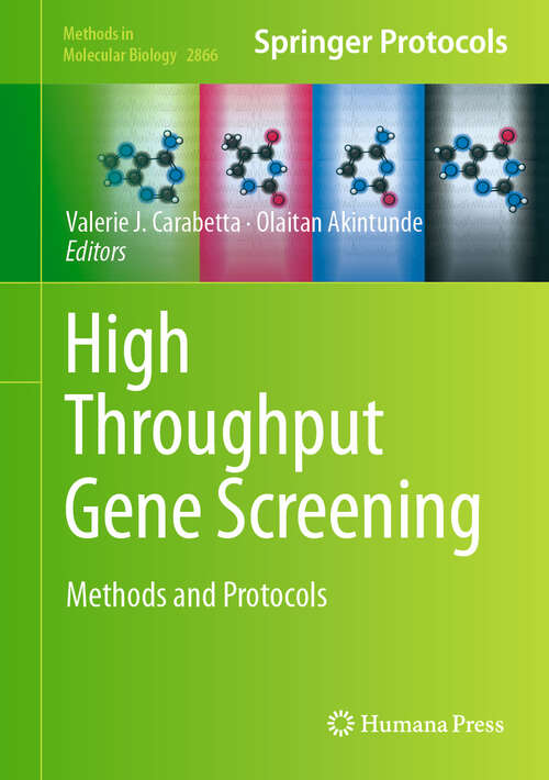 Book cover of High Throughput Gene Screening: Methods and Protocols (Methods in Molecular Biology #2866)