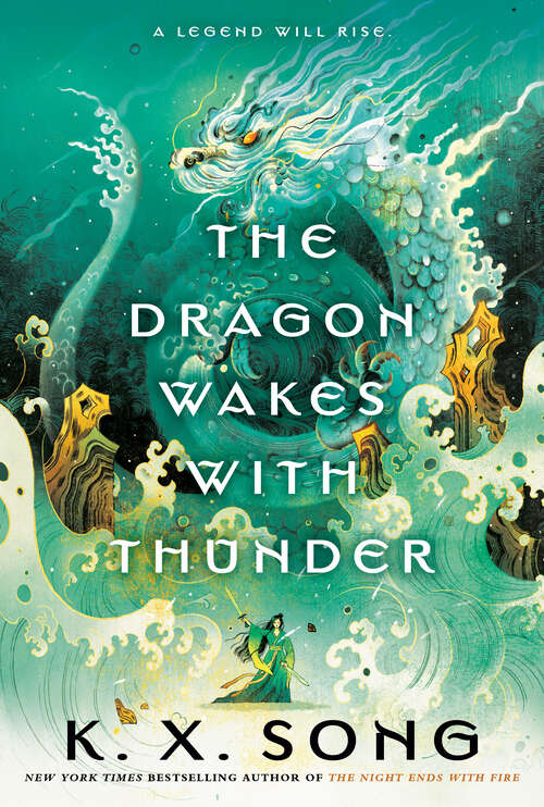 Book cover of The Dragon Wakes with Thunder (The Dragon Spirit Duology)