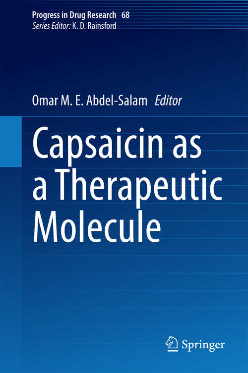 Book cover of Capsaicin as a Therapeutic Molecule