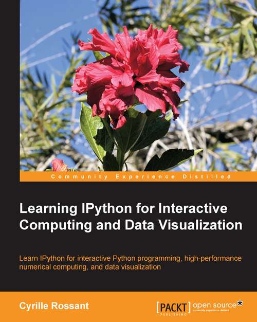 Book cover of Learning IPython for Interactive Computing and Data Visualization