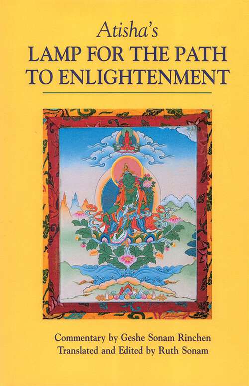 Book cover of Atisha's Lamp for the Path to Enlightenment