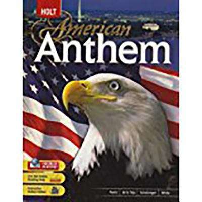 Book cover of Holt American Anthem