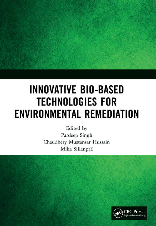 Book cover of Innovative Bio-Based Technologies for Environmental Remediation