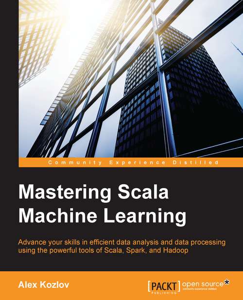 Book cover of Mastering Scala Machine Learning