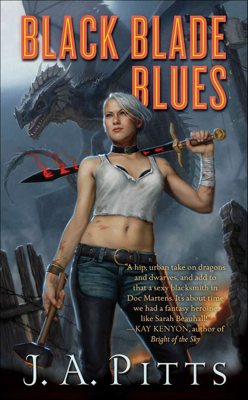 Book cover of Black Blade Blues (Sarah Jane Beauhall #1)