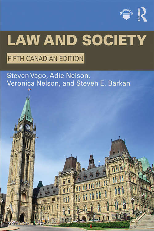 Law and Society: Canadian Edition (Mysearchlab Series 15% Off Ser.)