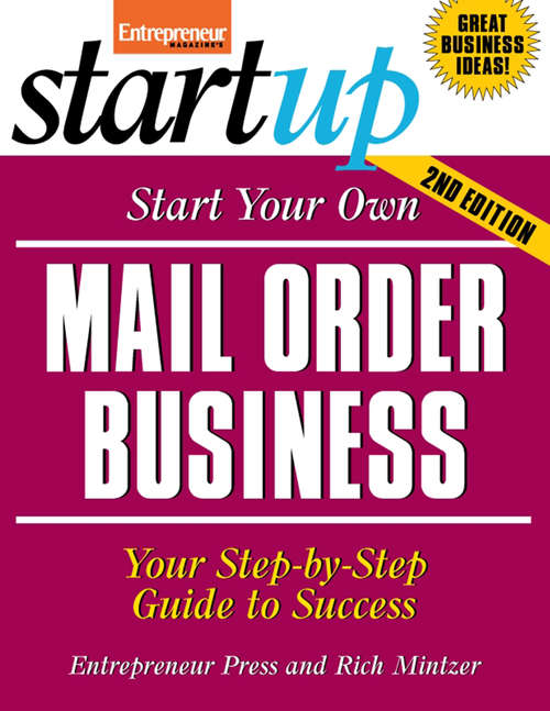 Book cover of Start Your Own Mail Order Business