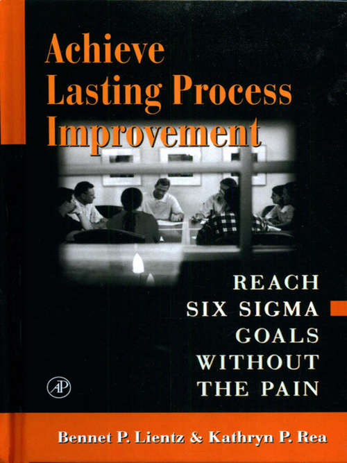 Book cover of Achieve Lasting Process Improvement