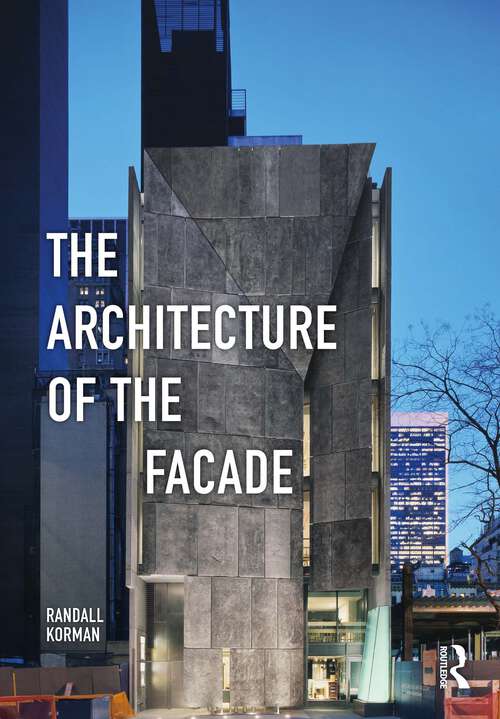 Book cover of The Architecture of the Facade (1)